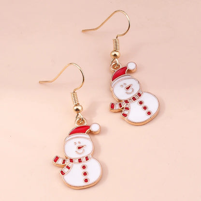 Whimsical Christmas Drop Earrings For Women Tree Deer Santa Dangle Jewelry 🎄✨