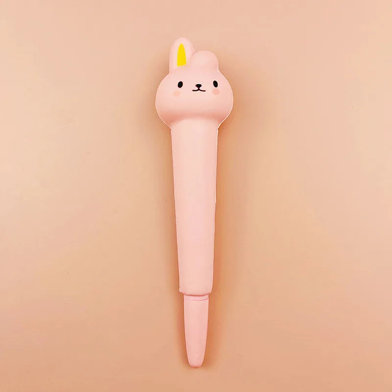 🐰✨ Adorable Rabbit Gel Pens - Squishy Foam Cuties for Bright School Days & Creative Offices! 🖊️🌈