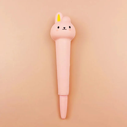 🐰✨ Adorable Rabbit Gel Pens - Squishy Foam Cuties for Bright School Days & Creative Offices! 🖊️🌈