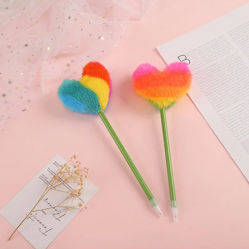 Cute Kawaii Plush Ballpoint Pen 🐰💕 - Sweet Candy Style Office & School Stationery! ✨✍️