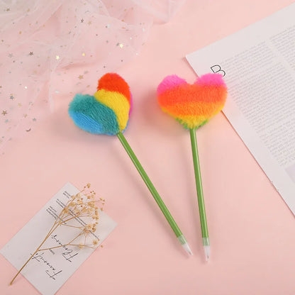 Cute Kawaii Plush Ballpoint Pen 🐰💕 - Sweet Candy Style Office & School Stationery! ✨✍️