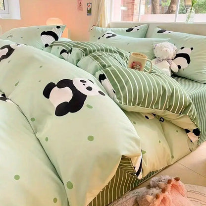 Kawaii Kids' Bedding Set 🛏️✨ | Cozy Duvet Cover & Pillowcase Collection for Playful Dreams 🌈💖