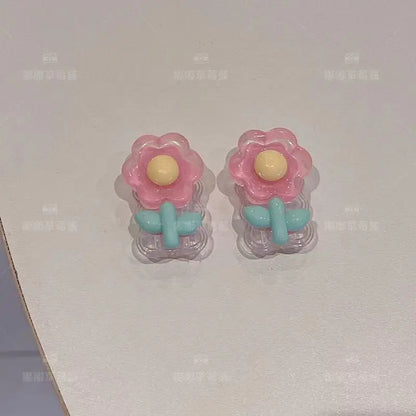 🌷 Kawaii Tulip Wave Edge Charger Cover Set for iPhone 12-15 | Fast Charging Fun! ⚡️✨