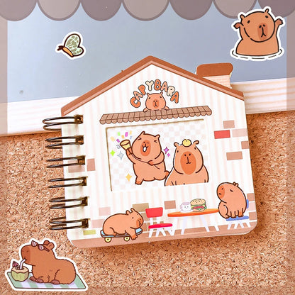 🐾 Adorable Capybara Notebook 📚 - Fun Mini Diary for Kids ✏️✨ - Pixie Quill