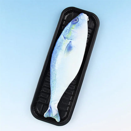 Cute Simulation Fish Pencil Case Cartoon Zipper Box Large Capacity 🐟🐠