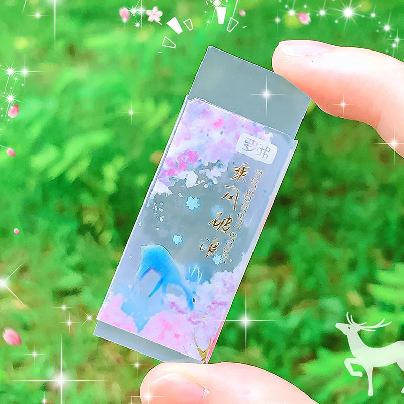 Kawaii Animal Rubber Erasers 🌸✨ Perfect for School & Office Supplies! 🐾🎉