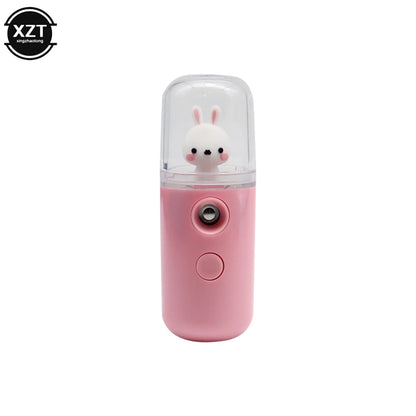 Kawaii Portable 30ml USB Humidifier 🌈✨ | Adorable Aromatherapy Essential Oil Diffuser 💧🐻