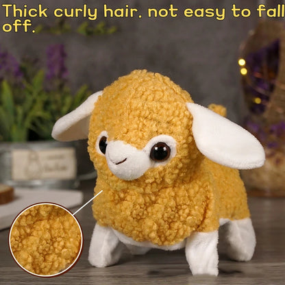 Adorable Walking Panda Plush Toy 🐼 | Interactive Cute Sheep Stuffed Animal 🐑 | Kawaii Simulation Doll Collection 🌟