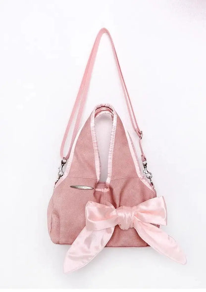 Kawaii Vintage Bow Bag 🎀 | Retro Y2K Crossbody Purse for Trendy Women 🌸✨