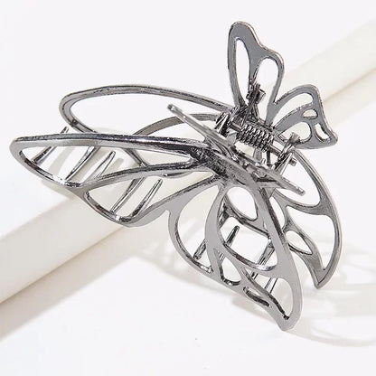 Kawaii Golden Butterfly Hair Claws 🦋✨ | Adorable Hollow Out Clips for Stylish Women 💖🌟