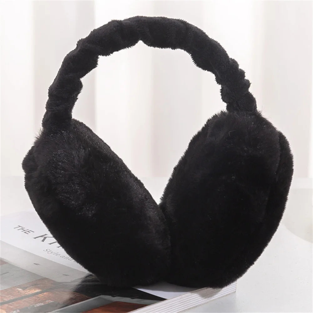 Adorable Plush Cat Ear Earmuffs for Winter Wonderland ❄️🐾✨