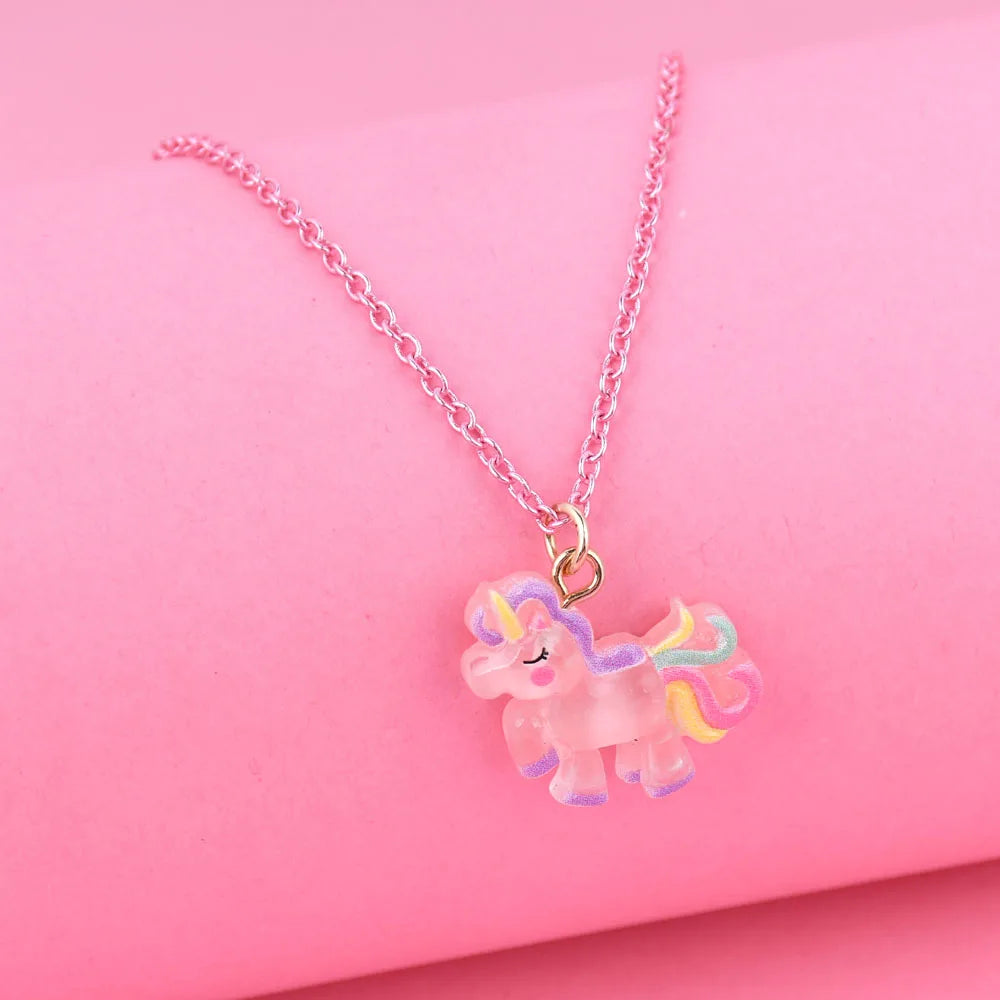 Kawaii Unicorn BFF Choker Necklace 🌈✨ | Adorable Friendship Pendant for Girls & Kids 🦄💕