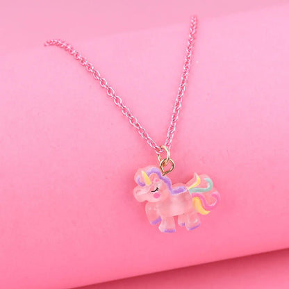 Kawaii Unicorn BFF Choker Necklace 🌈✨ | Adorable Friendship Pendant for Girls & Kids 🦄💕