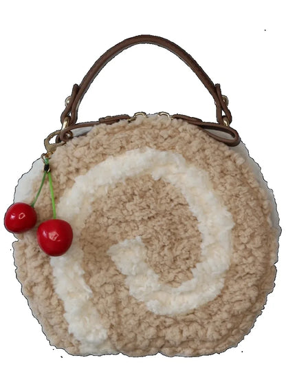 Kawaii Circular Lolita Crossbody Bag 🎀✨ Sweet Cure Handbag for Girls – Stylish JK Uniform Shoulder Bag 👜💖