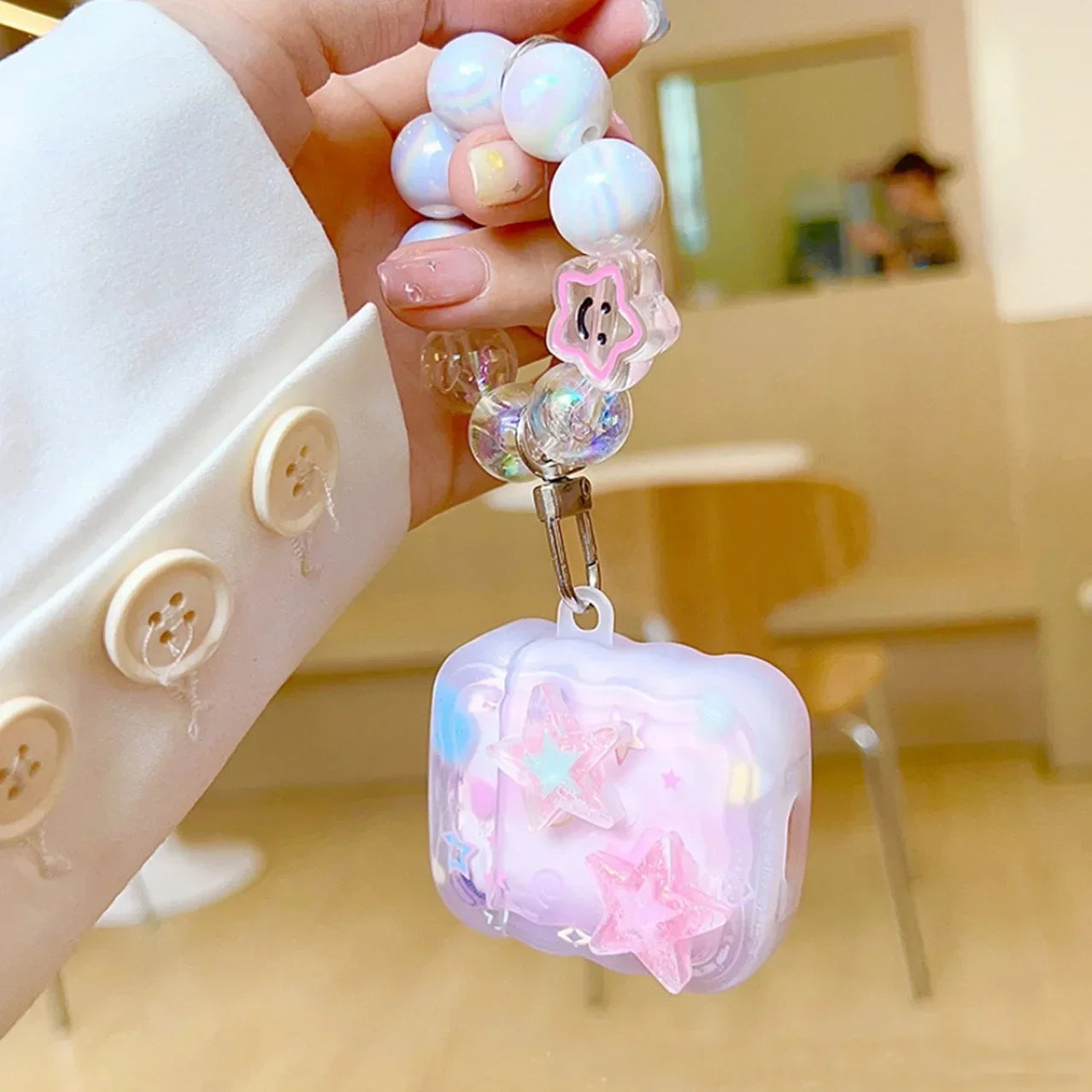 ✨ Adorable 3D Starry AirPods Case 🎶 Cute & Stylish Protection! 🎧💖 - Pixie Quill