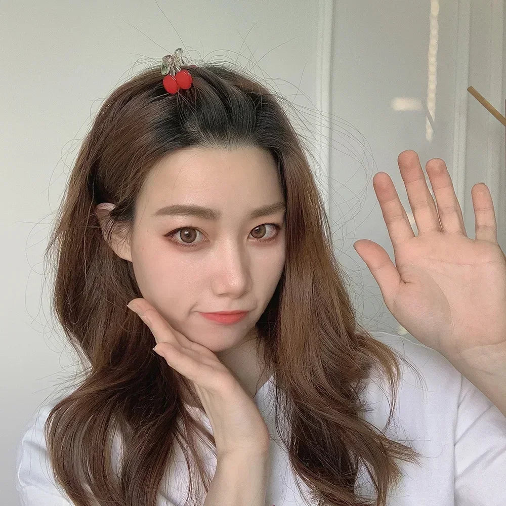 Kawaii Cherry Blossom Hair Claws 🍒🌸 | Cute Hair Clips for Women & Kids | Adorable Hair Accessories & Gifts