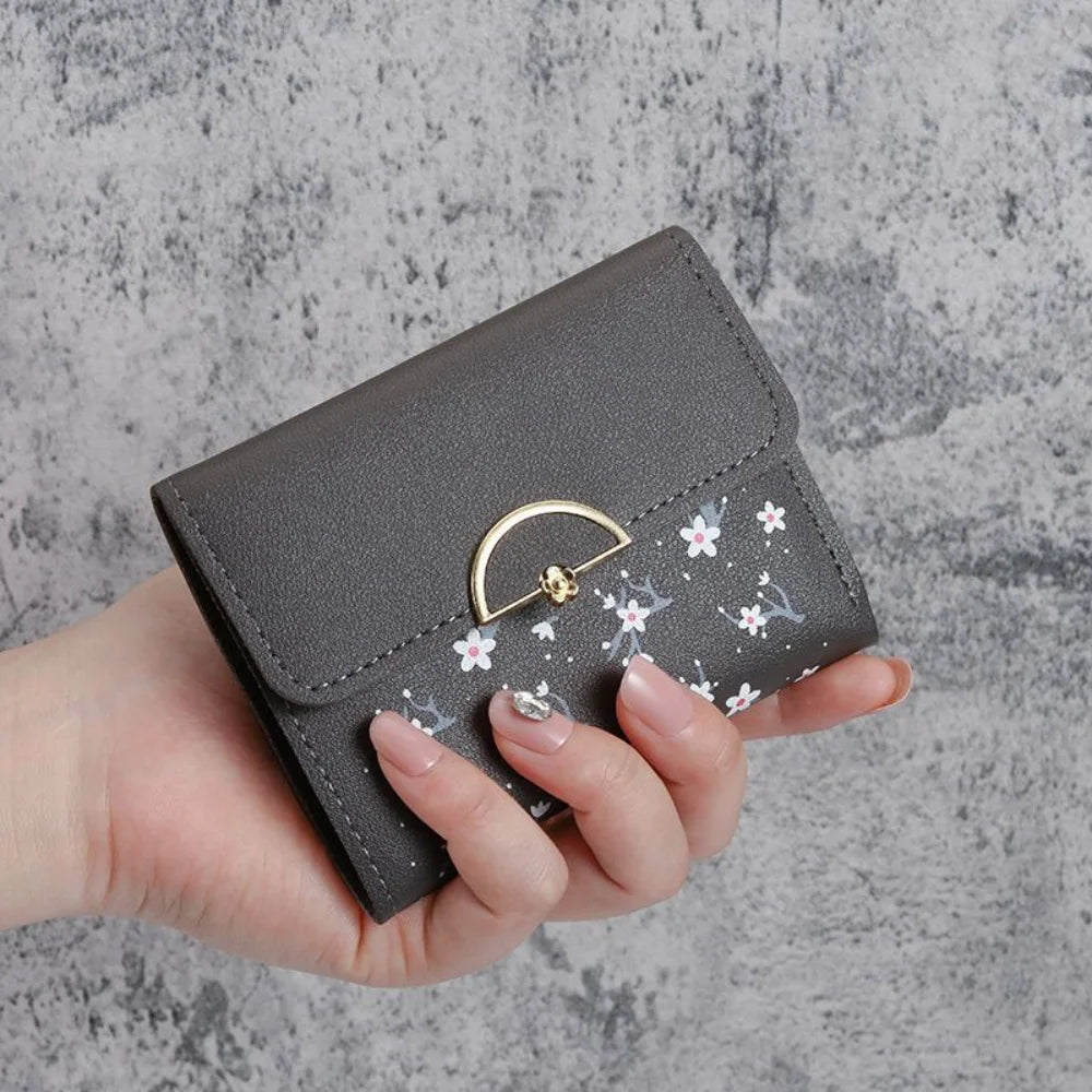 Adorable Bow & Floral Wallet 🌸💕 - Sweet Pink Purse for Girls, Perfect for Travel & Everyday Use! 🌼✨