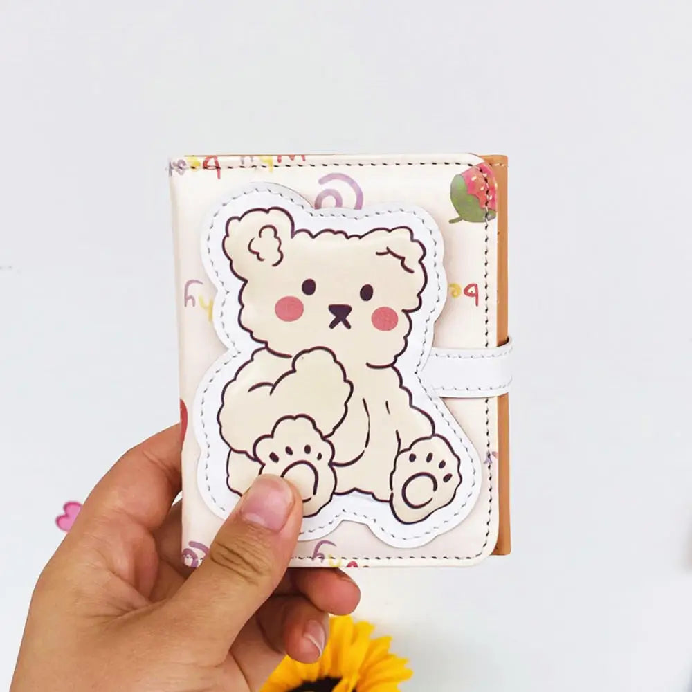 Adorable Kawaii Bear Wallet 🐻💕 - Cute Coin Purse & Card Holder for Students! - Pixie Quill