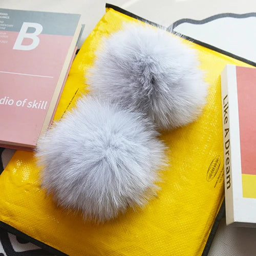 Fox Fur Cuff Arm Warmer For Women Real Fur Wristband Glove 🧣 Soft Cute Style