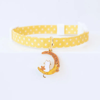 🐾 Adorable Cat & Puppy Breakaway Collar with Bell 🎀 - Adjustable 18-48CM Cutie! 🐶🐱