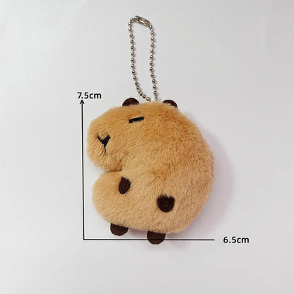 Kawaii Capybara & Friends Plush Wristband Bracelet 🐾✨ Adorable Animal Snap Wrap for Kids - Fun Gift Idea!