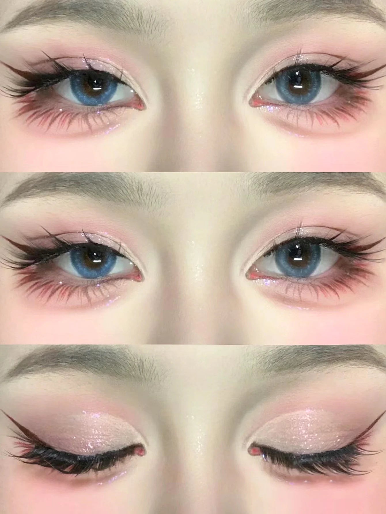 Cat Eye Lashes Manga Style 3D Faux Mink Lashes Winged Wispy Cross Natural Elongated Look 😺✨