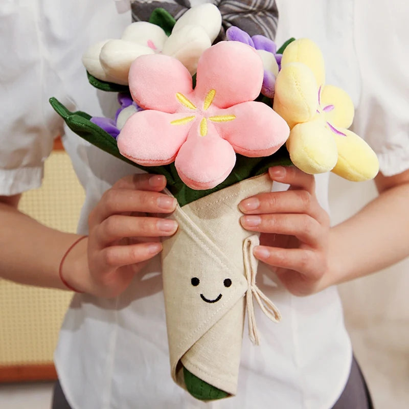 🎉 Cute Hamburger & Sandwich Plushie Bouquet 🌼 Cuddly Toy Gift for Kids & Girlfriends! 🍔💖