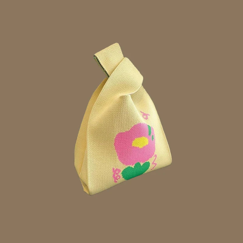 ✨ Cute & Cozy Mini Knot Bag 👜 - Handmade Chic Knitted Tote for Every Occasion! 🌼