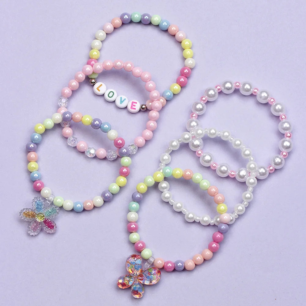 6pcs Party Bracelets - Kawaii Charm