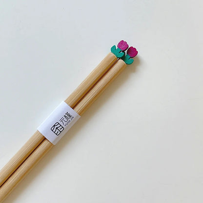 Bear-y Cute Bamboo Chopsticks 🐻🍣 - Delightful Dining Fun for All Ages! 🥢✨ - Pixie Quill