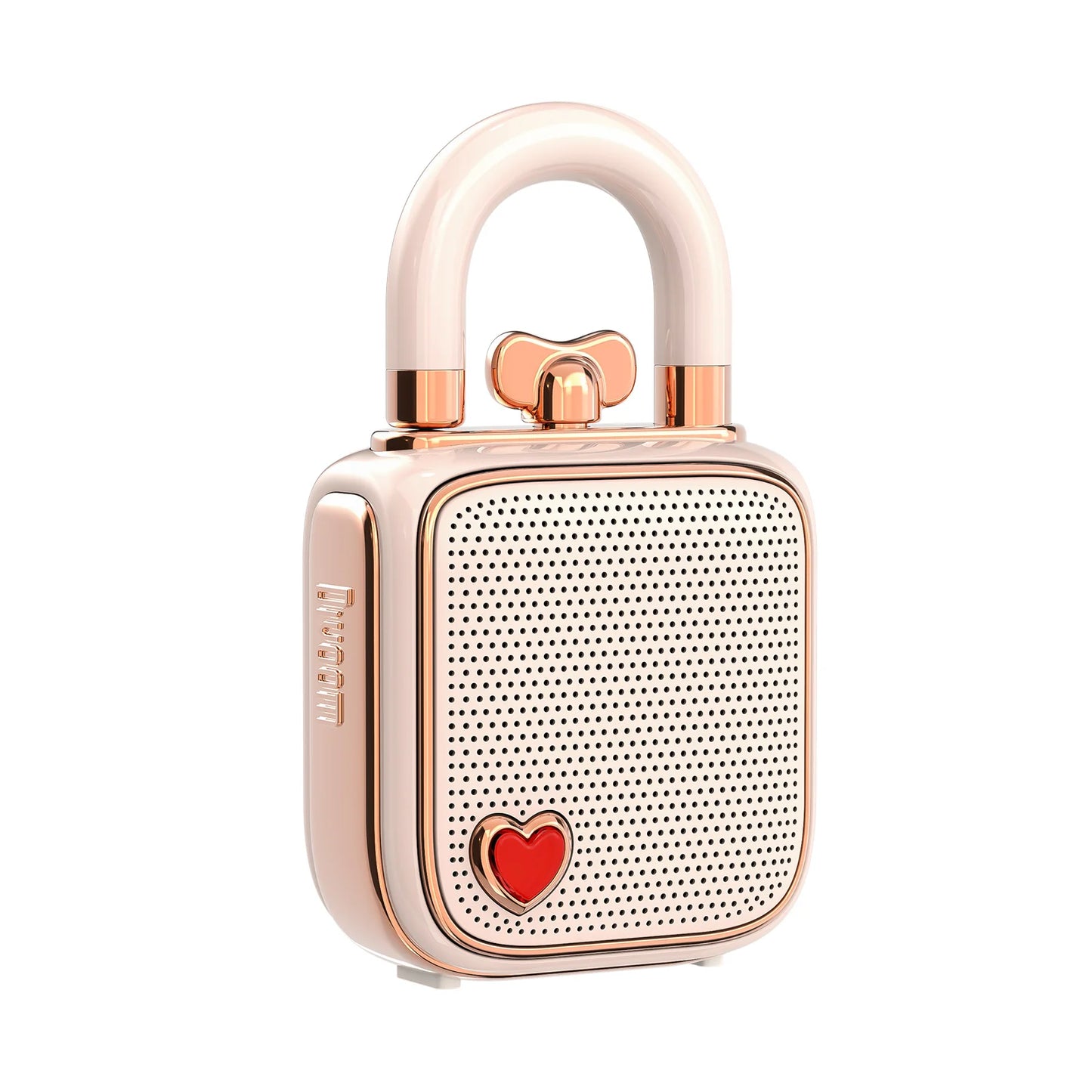 Kawaii Divoom LoveLock Mini Bluetooth Speaker 🎶✨ - Adorable Retro White Noise Sleep Aid for Cozy Bedrooms! 🛌💖