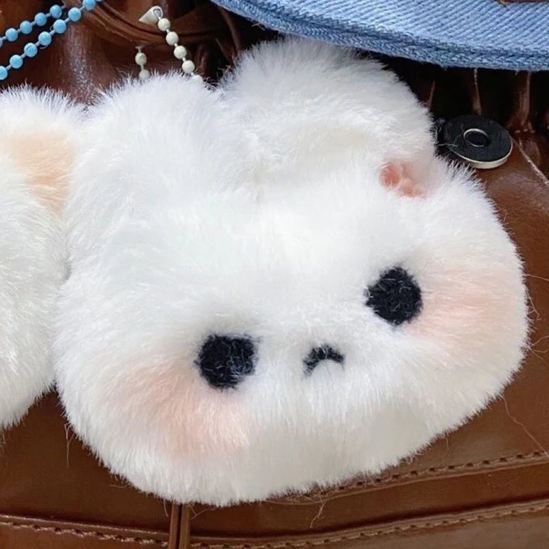 Fluffy Bunny Love Keychain 🐇💖 Sweet Charm for Couples & Cuteness Enthusiasts! 🎉✨ - Pixie Quill