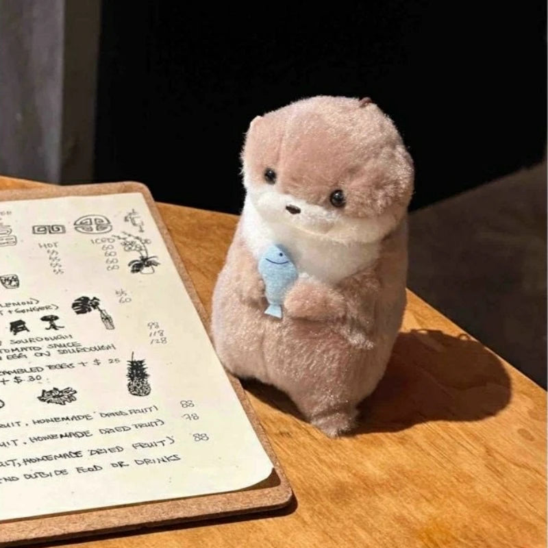 Otterly Adorable Fishy Friends Plush Keychain 🦦💖🐟 | Perfect for Your Bag & Gifting! 🎁✨ - Pixie Quill