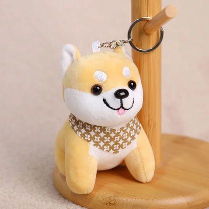 Adorable Shiba Inu Plush Keychain 10 Cm Cute Toy Pendant 🐶🎀