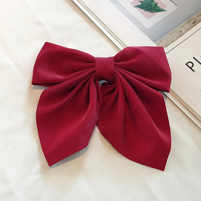 Kawaii Rainbow Bow Hair Clips 🎀✨ | Adorable Satin Barrettes for Girls & Women | Cute Butterfly Hair Accessories 🦋🌈