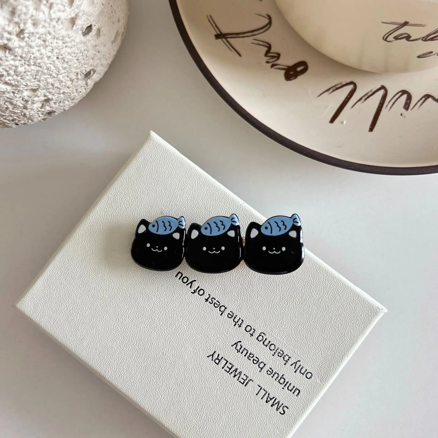 Geometric Star Rabbit Hair Clips Set Multicolor Acrylic Side Bangs 🐰✨