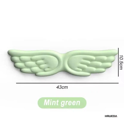 Kawaii Angel Wing Memory Foam Wrist Rest & Mouse Pad Set 🌸✨ Ergonomic & Non-Slip for Happy Typing! 💖🖱️