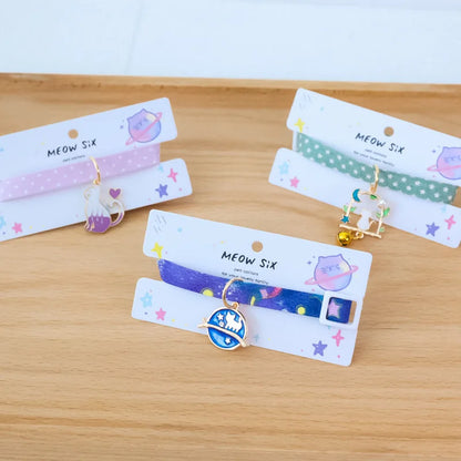 🐾 Adorable Cat & Puppy Breakaway Collar with Bell 🎀 - Adjustable 18-48CM Cutie! 🐶🐱