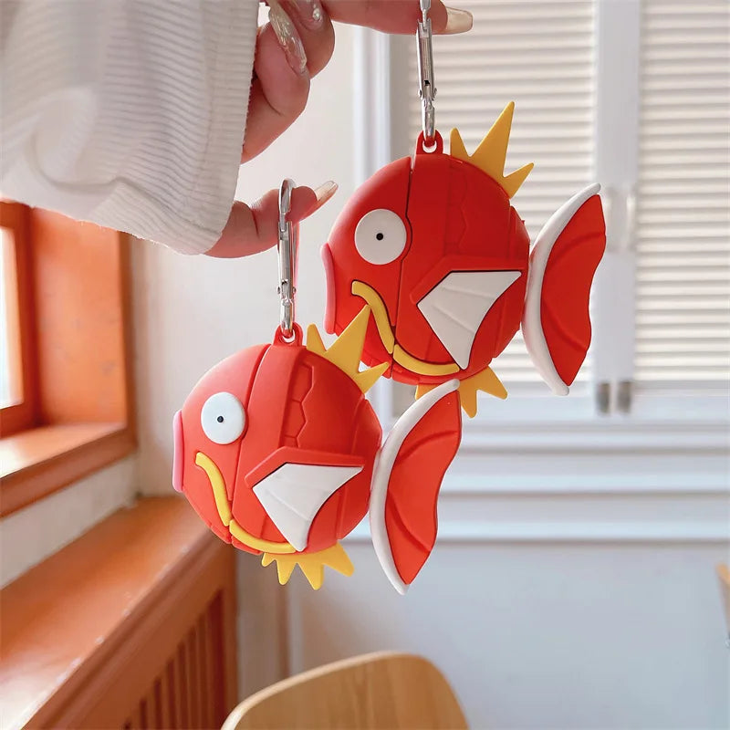 🐟✨ Magikarp Magic: Adorable Silicone Case for AirPods 4 & Pro 2! 🎧💖 - Pixie Quill