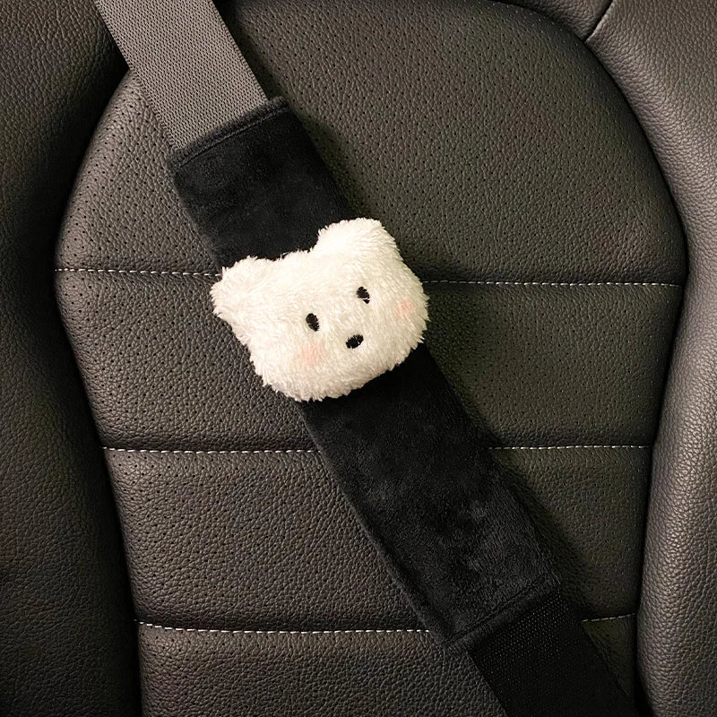 Kawaii Cloud Seat Belt Cover 🌈✨ - Cute Cartoon Harness Cushion for Kids & Adults 🚗💖