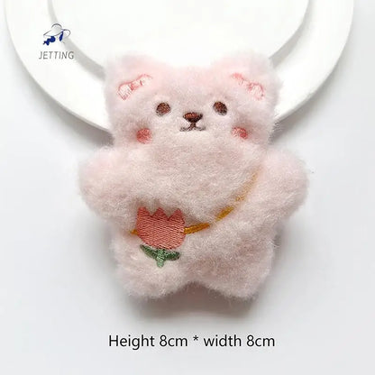 Mini Bear Plushie Keychain 🐻✨ - Adorable Cartoon Charm for Kids' Holiday Cheer! 🎄💕 - Pixie Quill