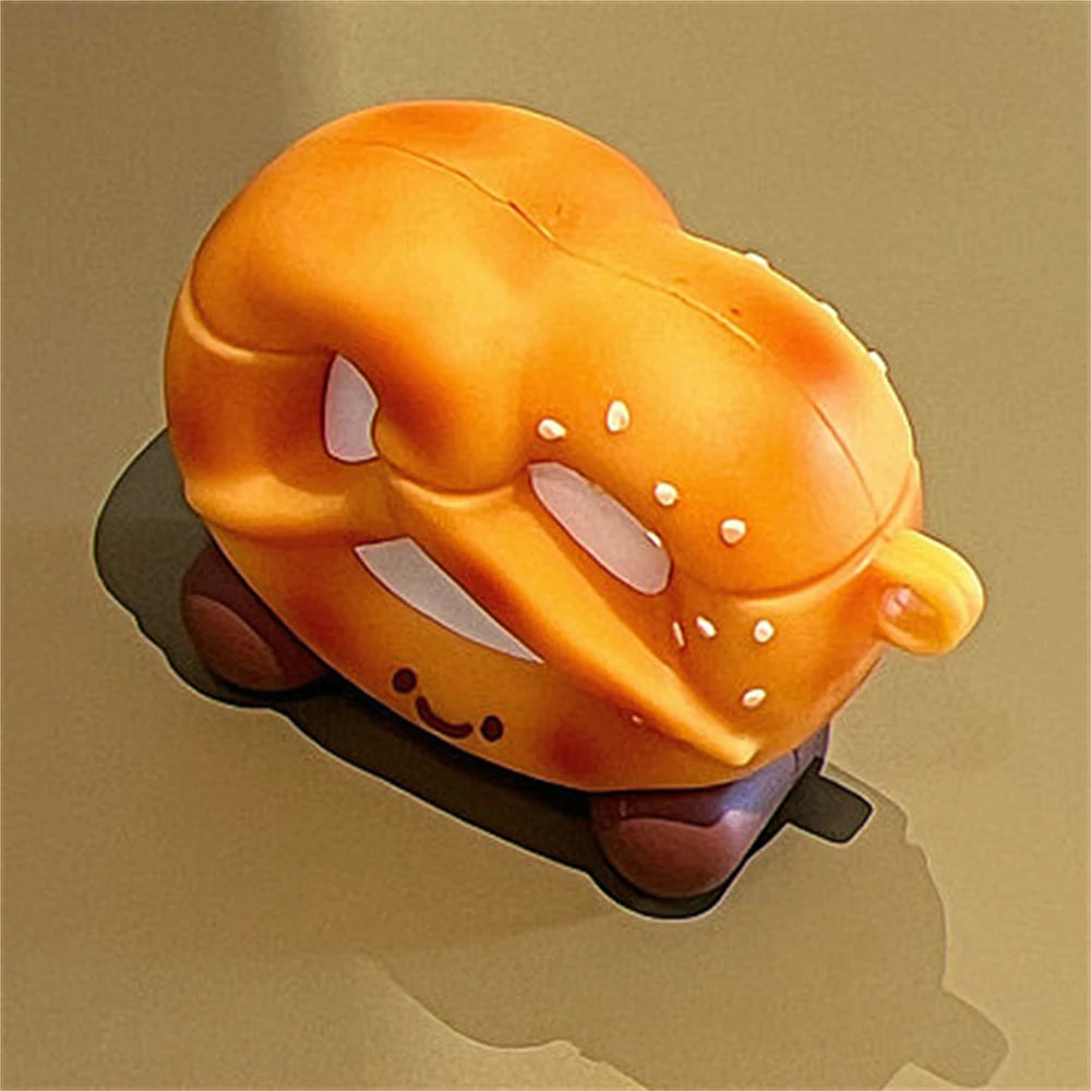 Kawaii 3D Bowknot Bread Soft Silicone AirPods Case 🍞💕 - Cute Protective Cover for AirPods 1, 2, 3 & Pro 2!