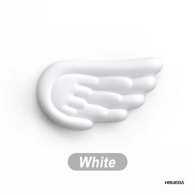Kawaii Angel Wing Memory Foam Wrist Rest & Mouse Pad Set 🌸✨ Ergonomic & Non-Slip for Happy Typing! 💖🖱️