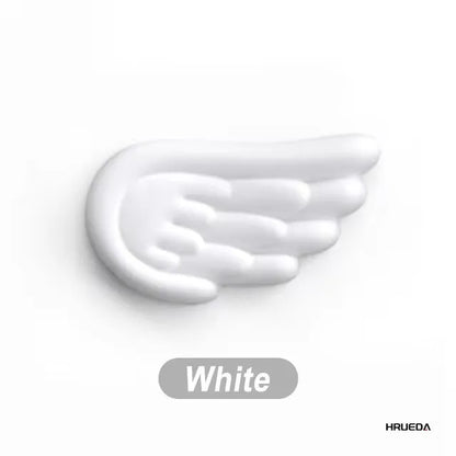 Kawaii Angel Wing Memory Foam Wrist Rest & Mouse Pad Set 🌸✨ Ergonomic & Non-Slip for Happy Typing! 💖🖱️