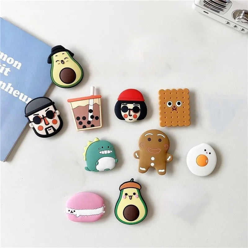 Adorable Cartoon Phone Grip & Stand 🌈✨ - Cute Accessory for iPhone & More! 📱💕 - Pixie Quill