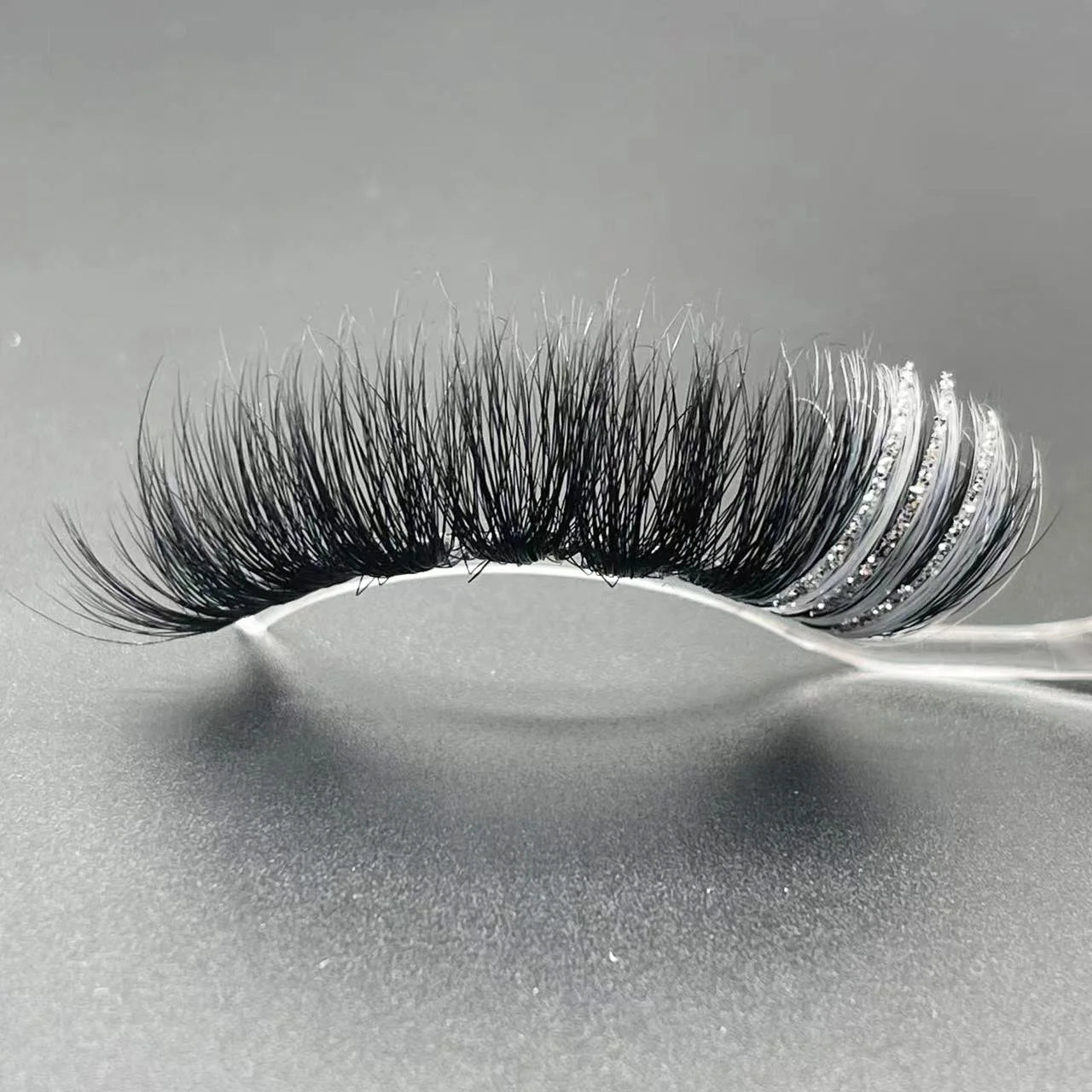✨ Kawaii Glitter Ombre 20MM Mink Lashes 🌈 | Dramatic & Colorful Fake Eyelashes 💖