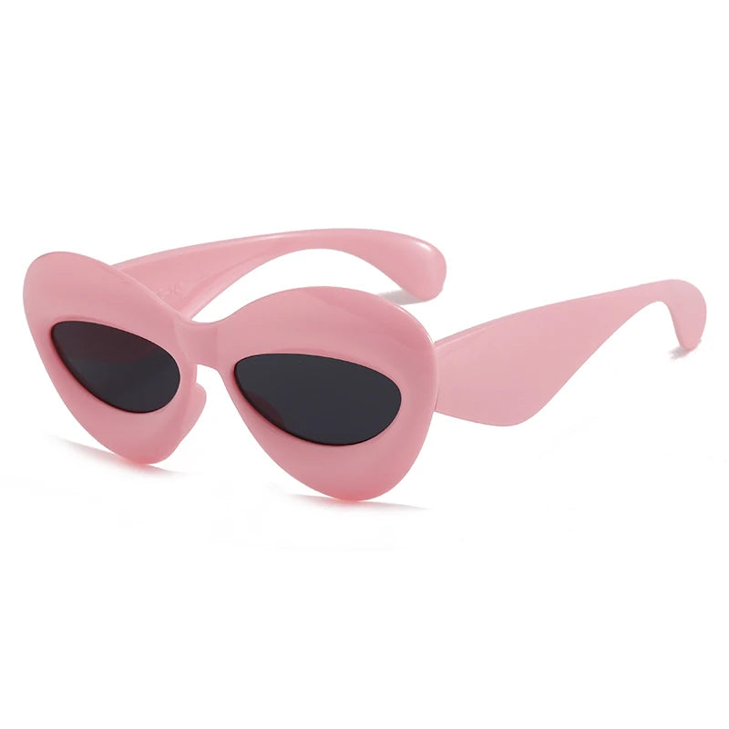 Kawaii Candy Color Cat Eye Sunglasses 🌈✨ | Y2K Gradient Shades for Trendy Women 👓💖