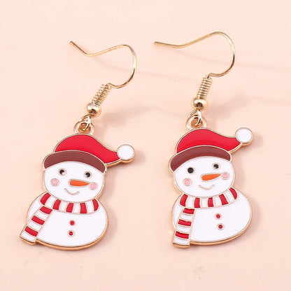 Whimsical Christmas Drop Earrings For Women Tree Deer Santa Dangle Jewelry 🎄✨