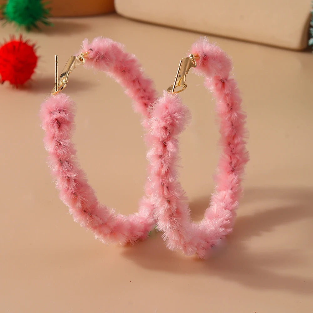 Whimsical Christmas Wreath Garland Earrings For Women Holiday Jewelry Gift 🎄