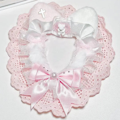 Sweet Lace Photo Card Holder Case For Kpop ID Cards Toploader Sleeve 🃏💖